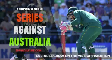 Pakistan's Historic ODI Series Win Over Australia