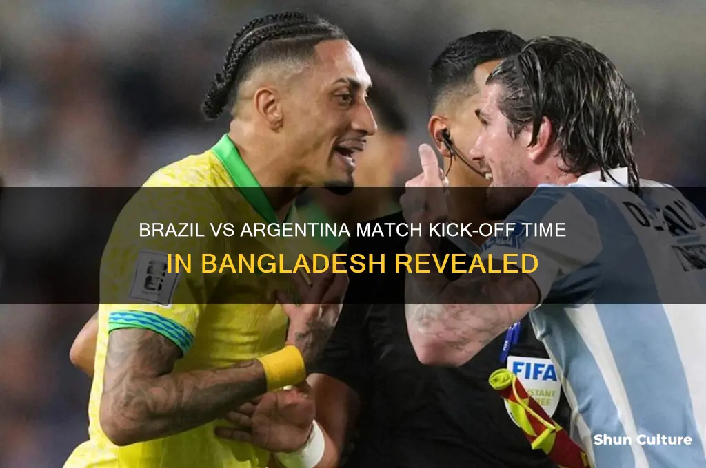 when start brazil vs argentina match bangladesh time