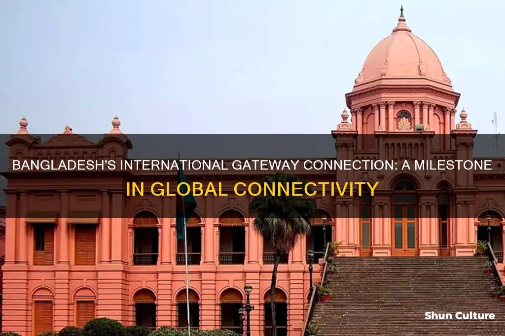 when the bangladesh has connected to the international gateway