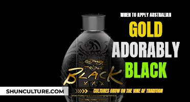 The Perfect Tan: Australian Gold Adorably Black Application Guide