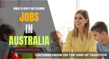 Teaching Job Applications: Australia's Best Time
