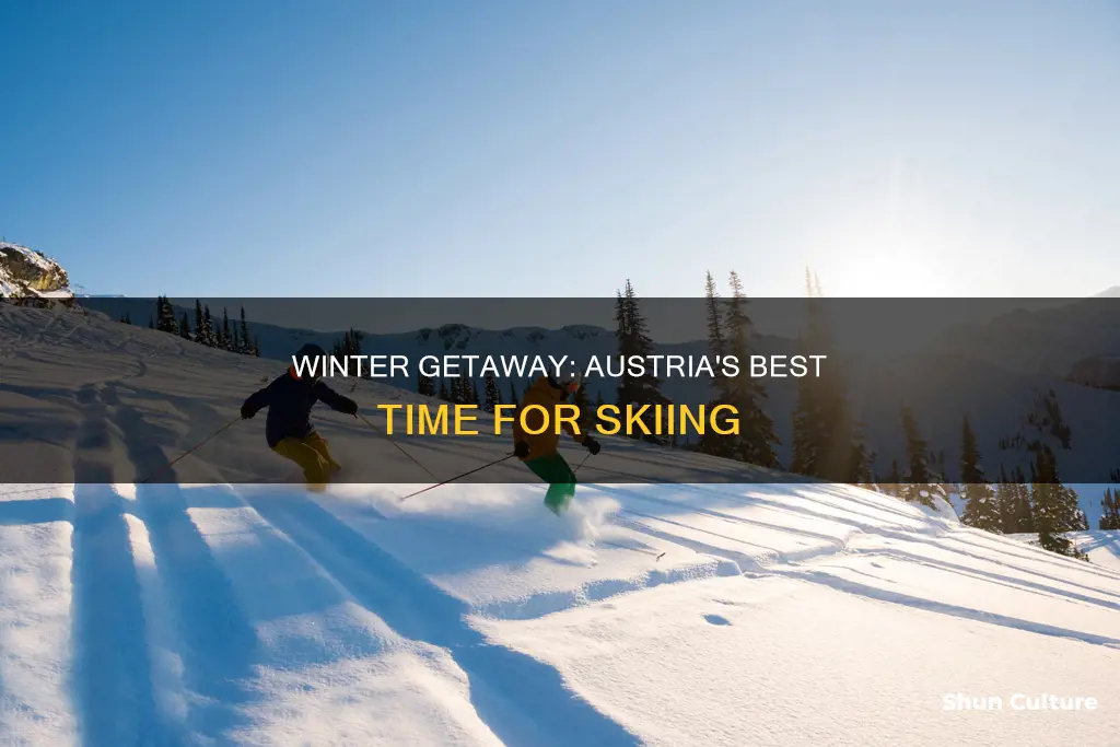 when to book a ski holiday austria