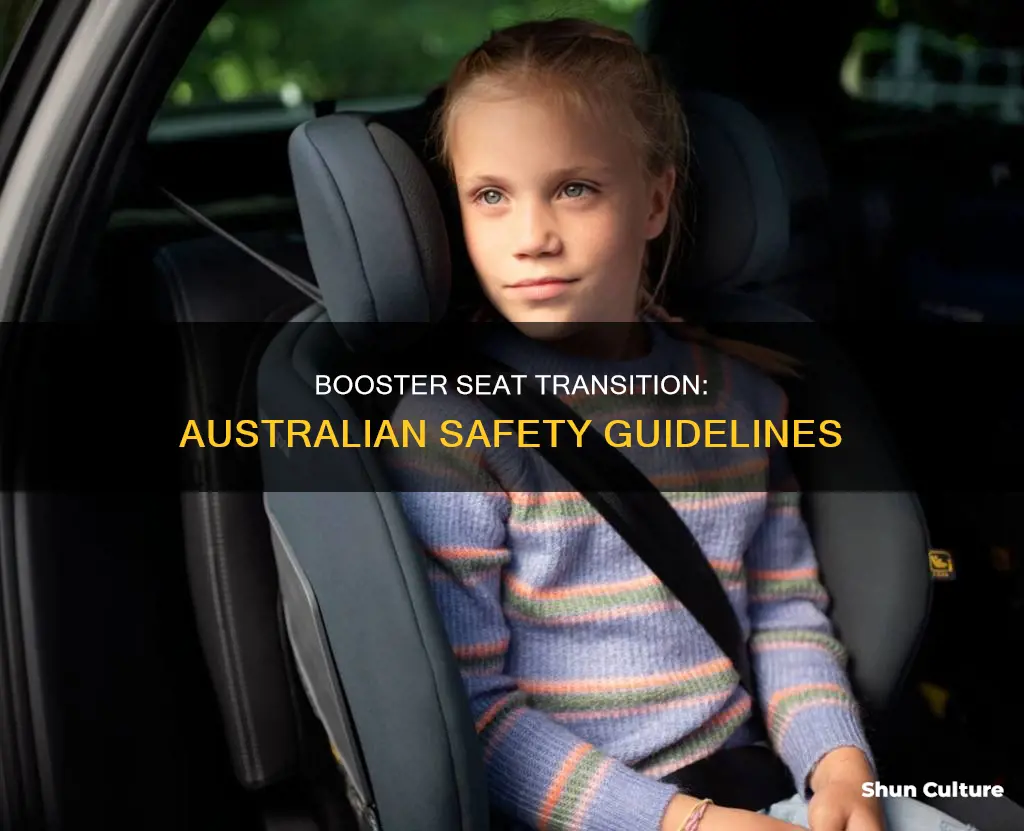 when to change to booster seat australia
