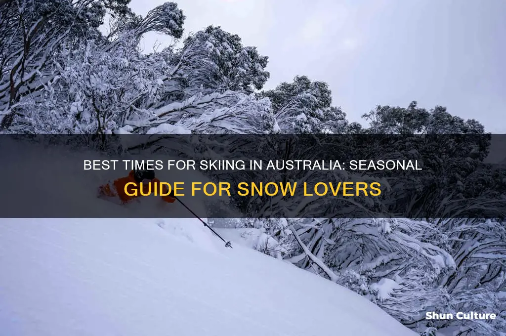 when to go skiing in australia