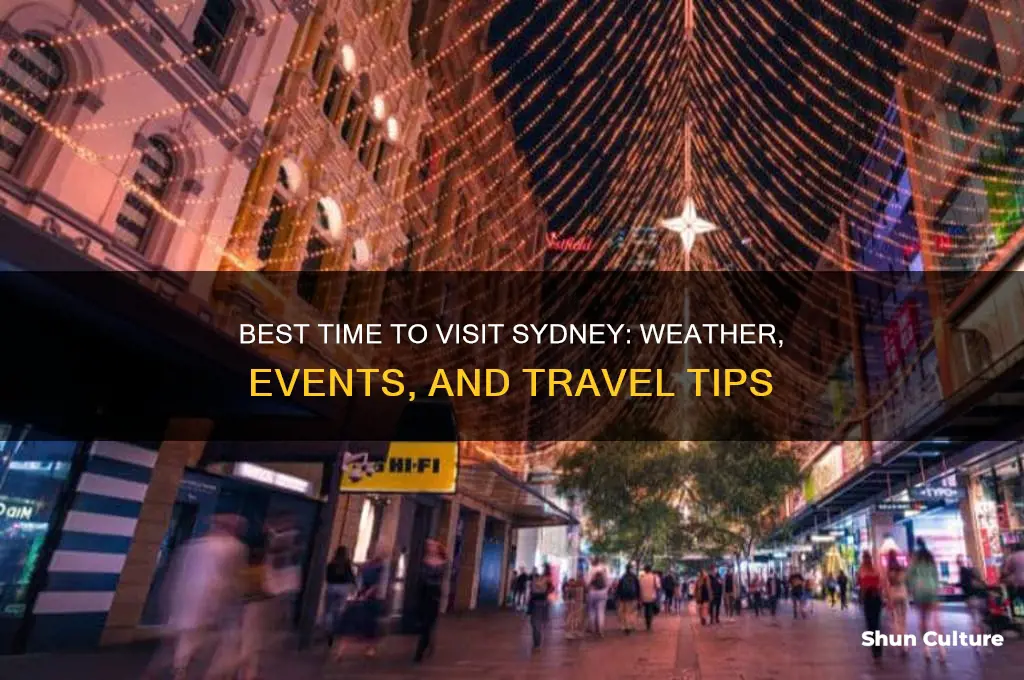 when to go to sydney australia