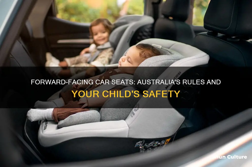 when to turn baby car seat forward australia