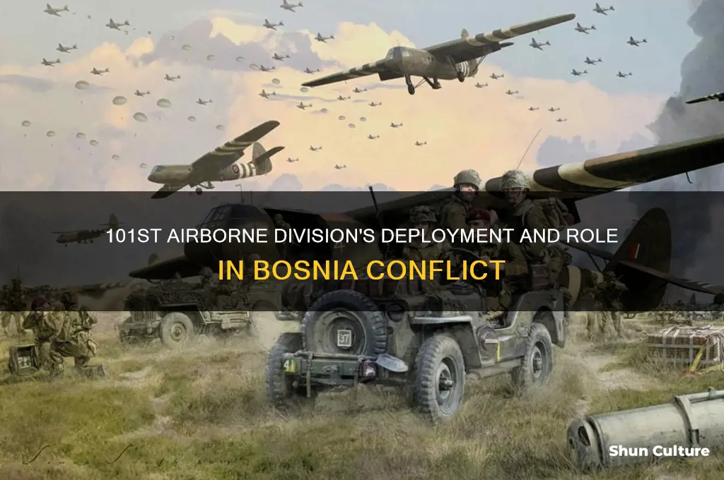 when was 101st airborn in bosnia