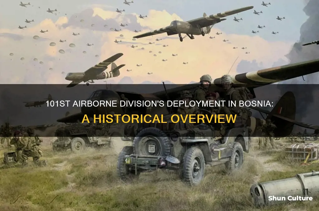when was 101st airborne in bosnia