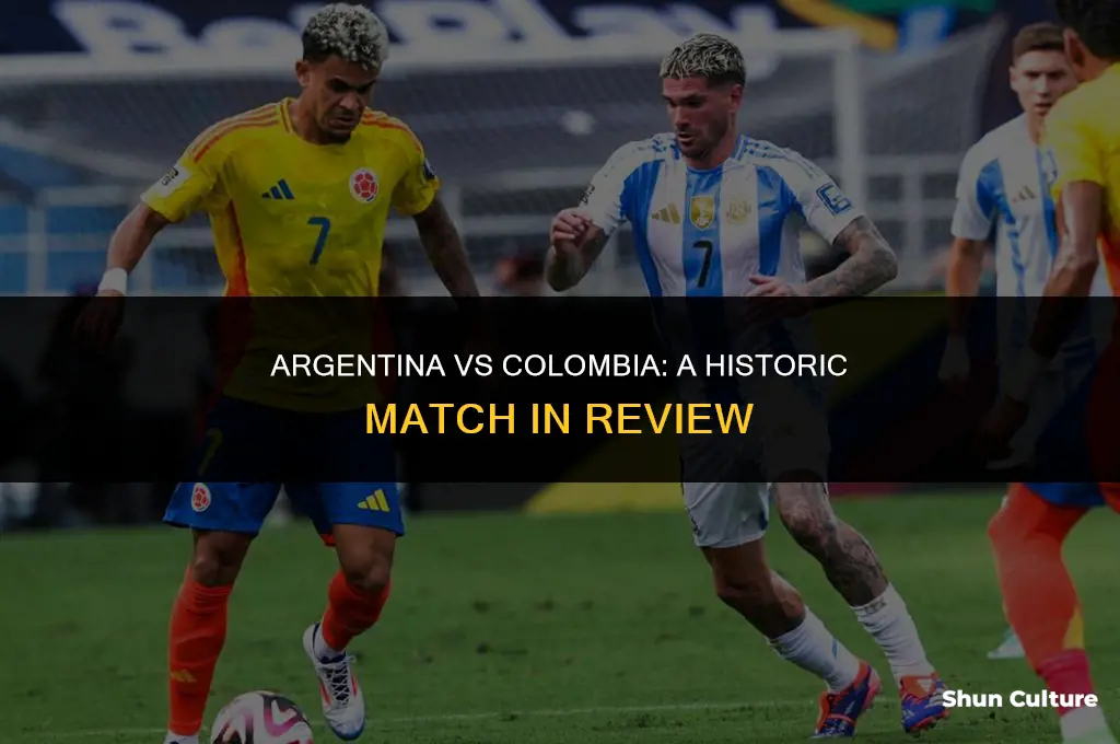 when was argentina vs colombia