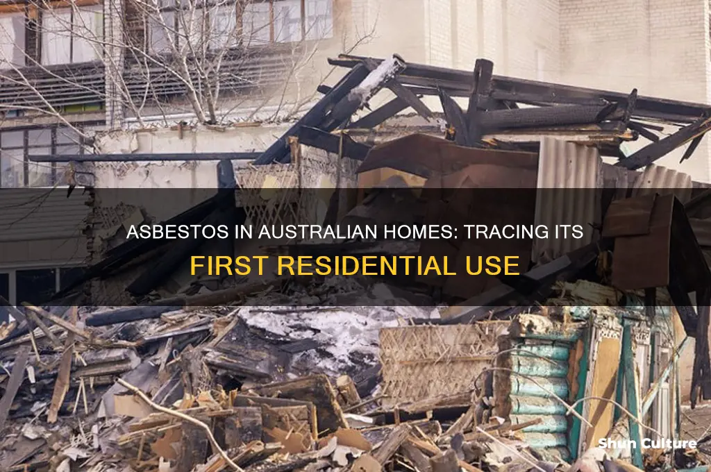 when was asbestos first used in australian homes