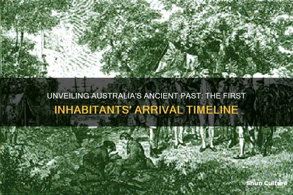 when was australia first inhabitated