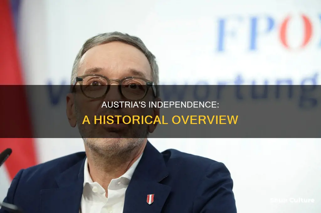 when was austria independent