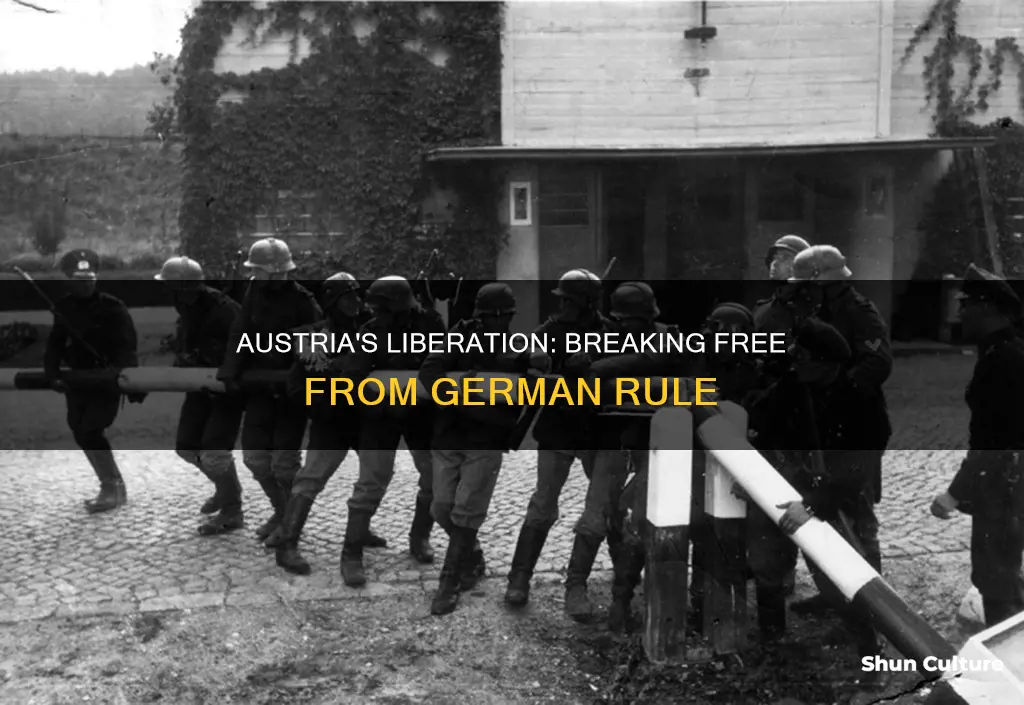 when was austria liberated from germany