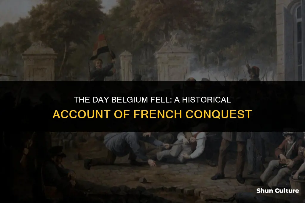 when was belgium conquerd by france