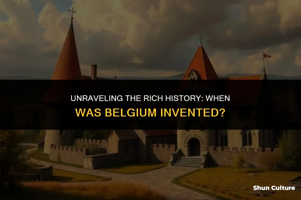 when was belgium invented