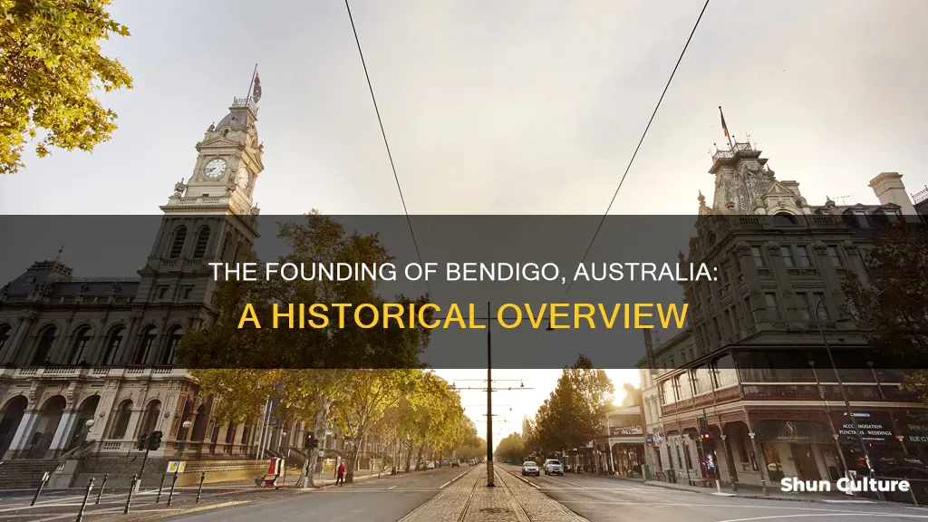 when was bendigo australia founded