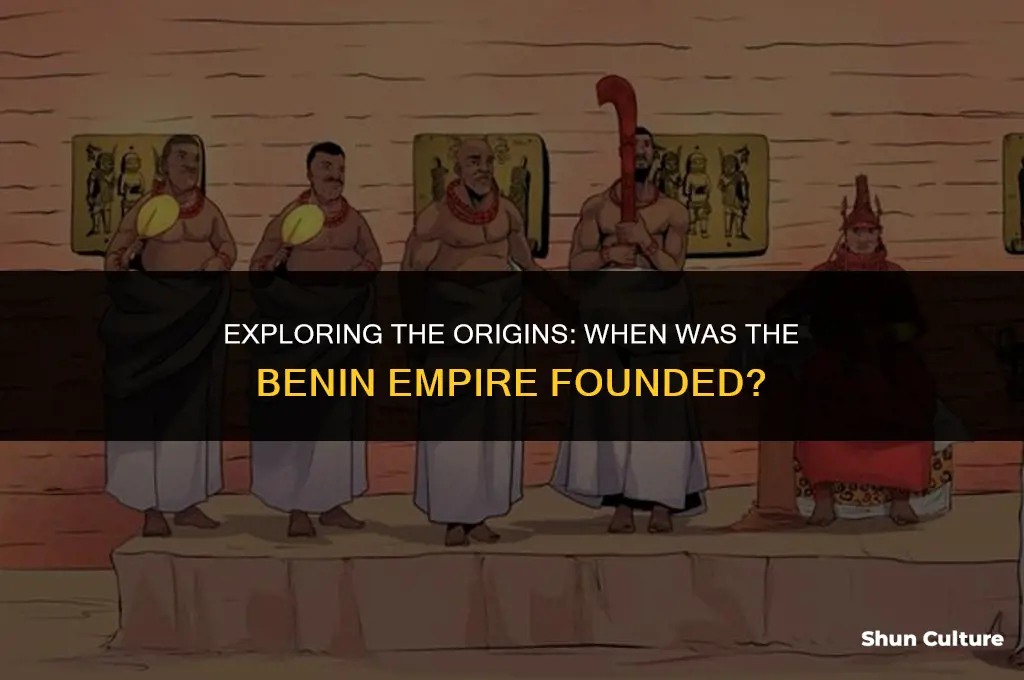 when was benin empire founded