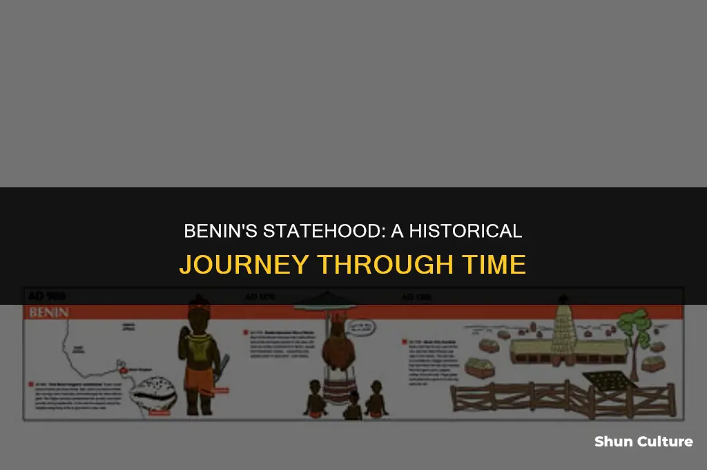 when was benin made a state