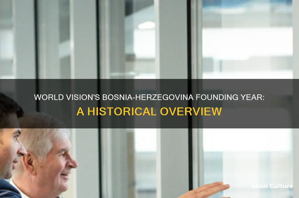 when was bosnia-and-herzegovina world vision founded