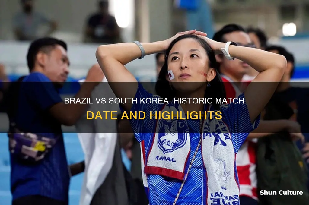 when was brazil vs south korea