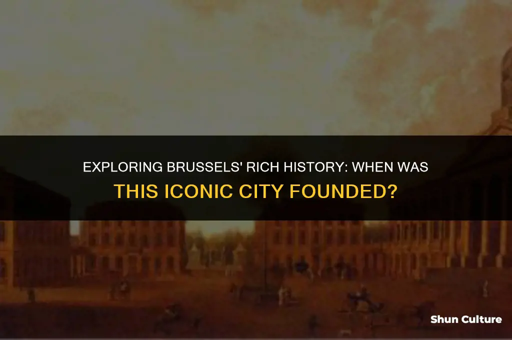 when was brussels belgium founded