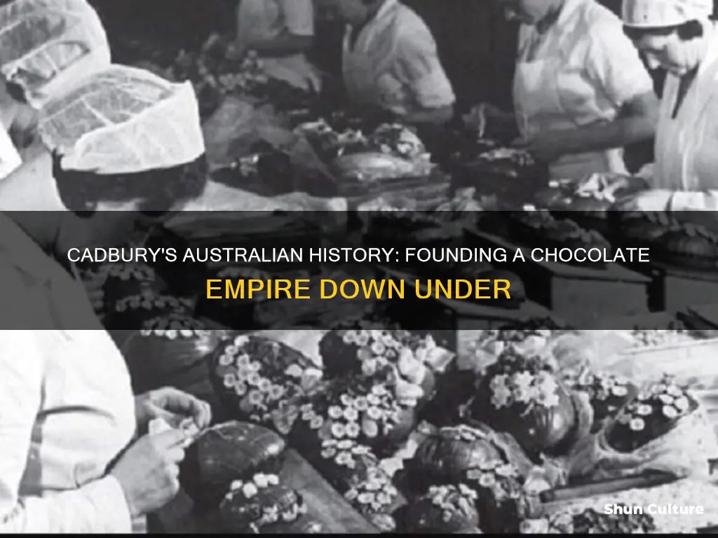 when was cadbury founded in australia