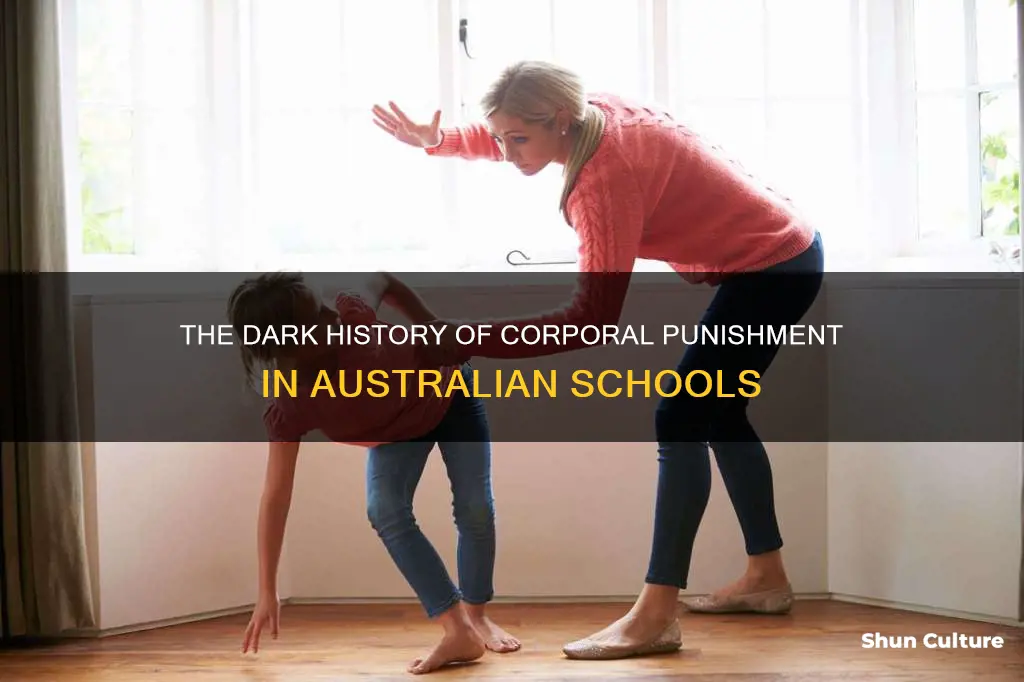 when was caning banned in australian schools