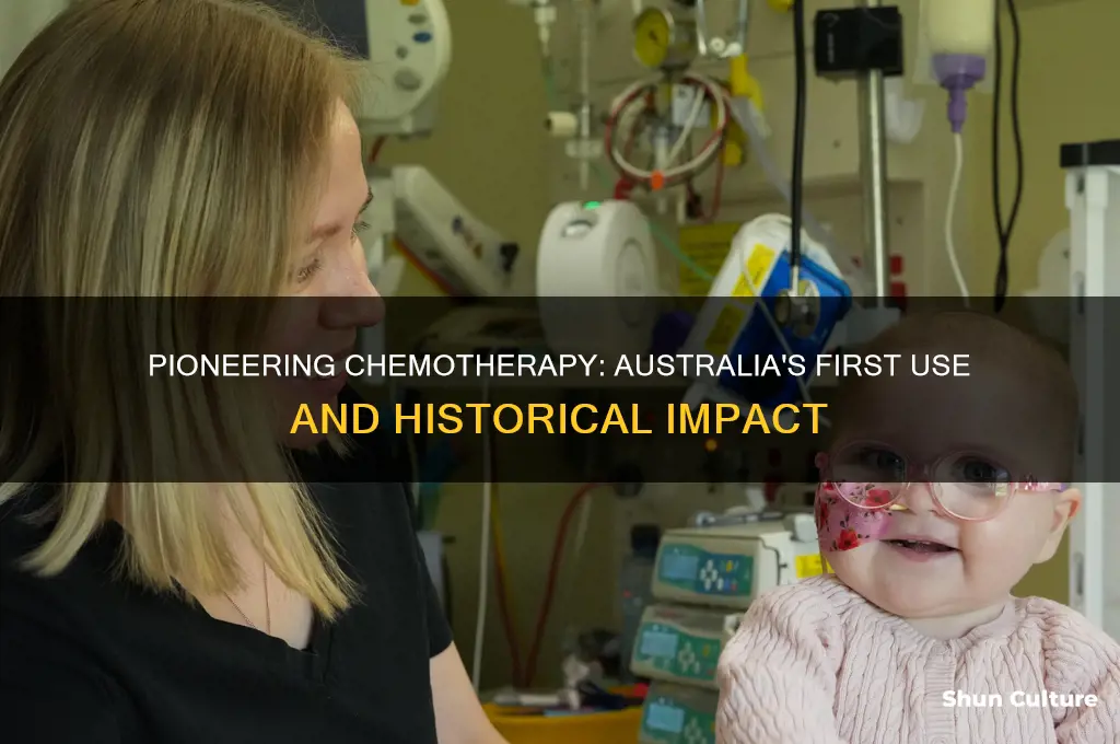 when was chemotherapy first used in australia
