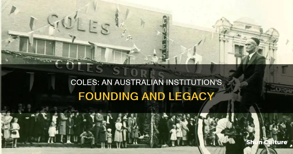 when was coles founded in australia