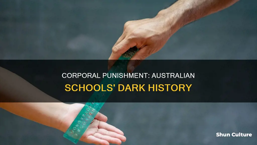 when was corporal punishment banned in australian schools