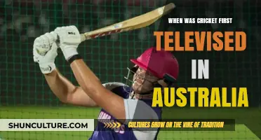 Cricket's TV Debut: Australia's First Televised Match History