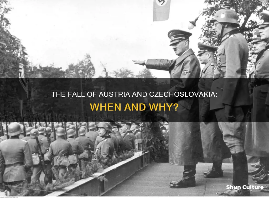 when was czechoslovakia and austria defeated