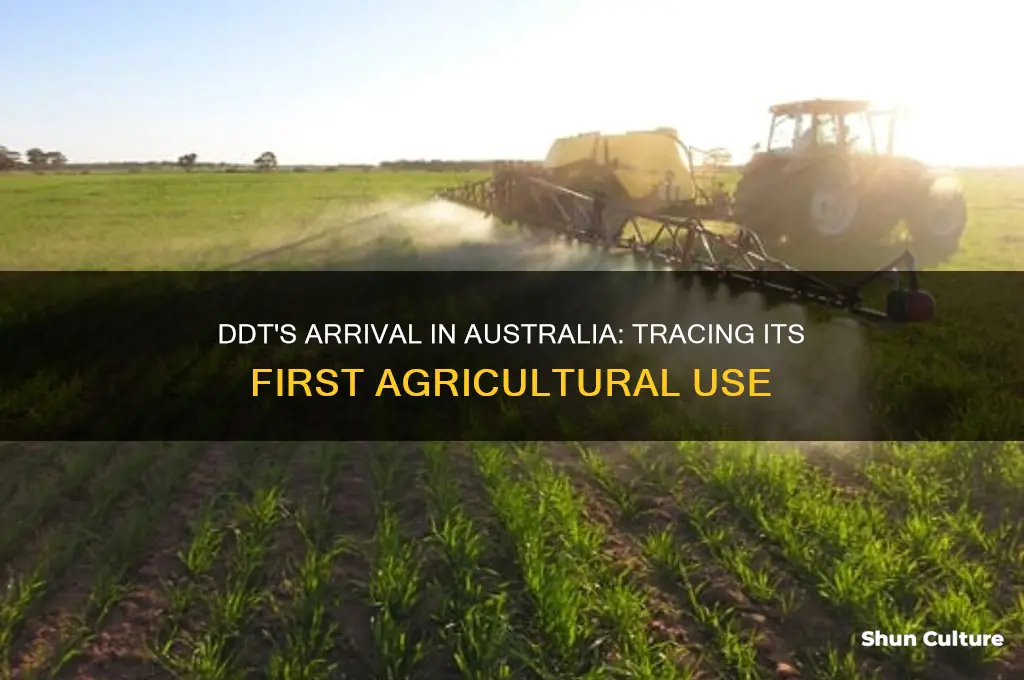 when was ddt first used in australia