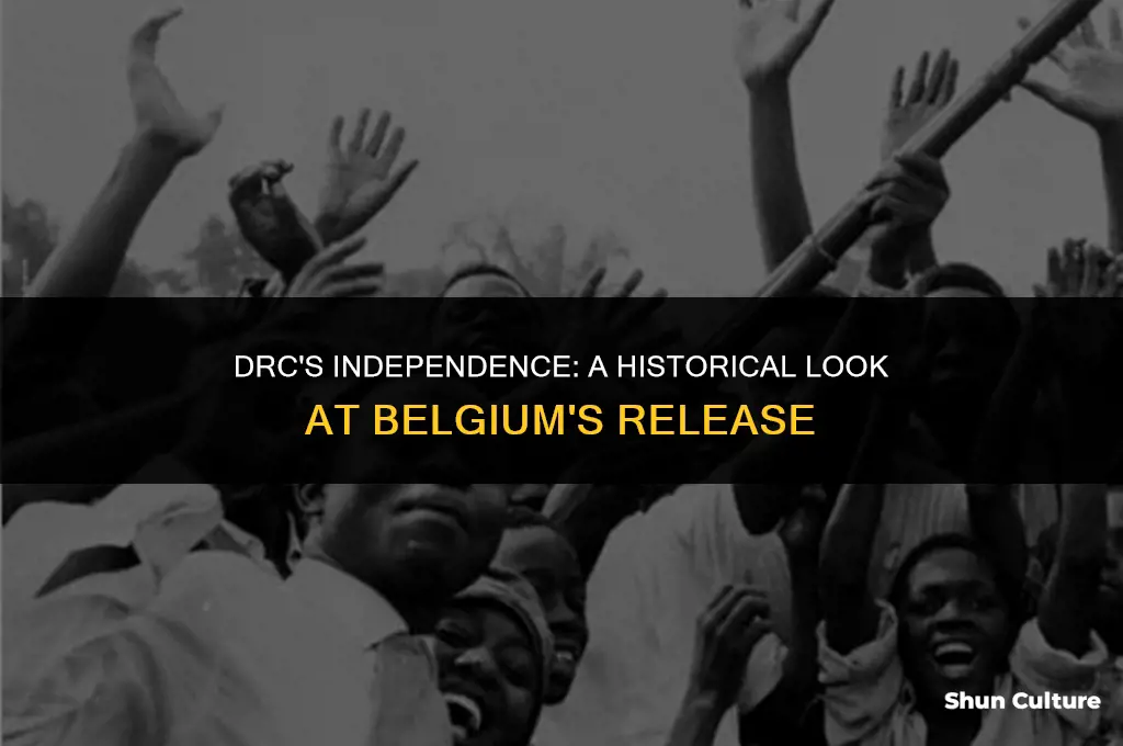 when was drc released from belgium
