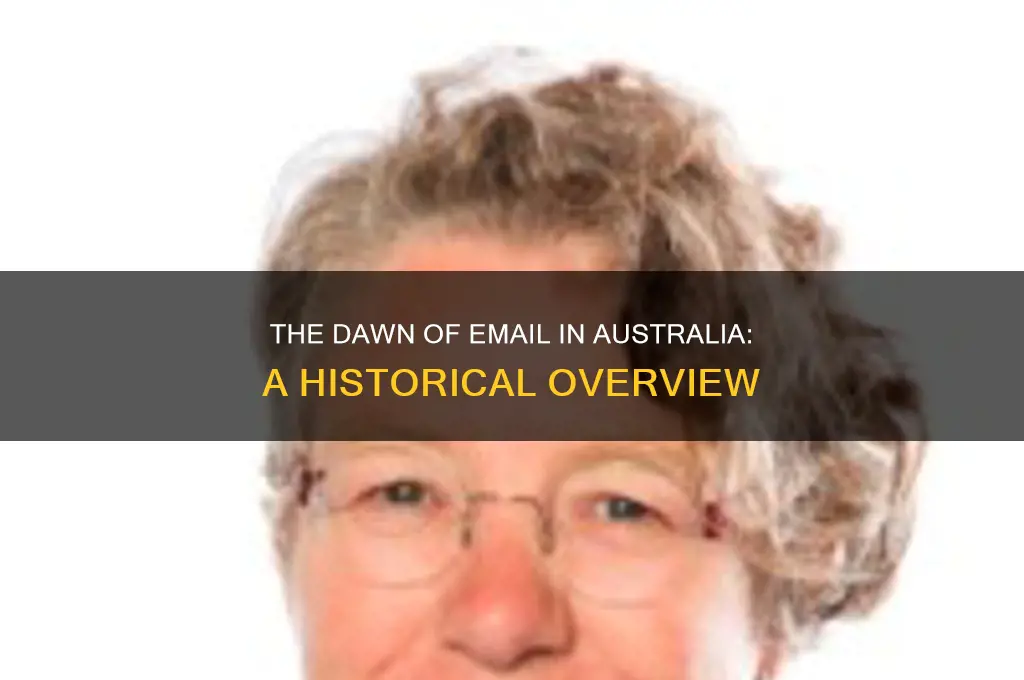 when was email first used in australia