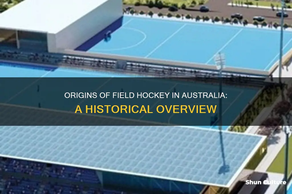 when was field hockey first played in australia