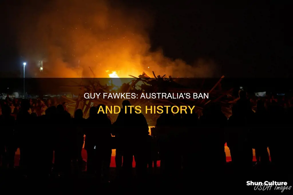 when was guy fawkes banned in australia