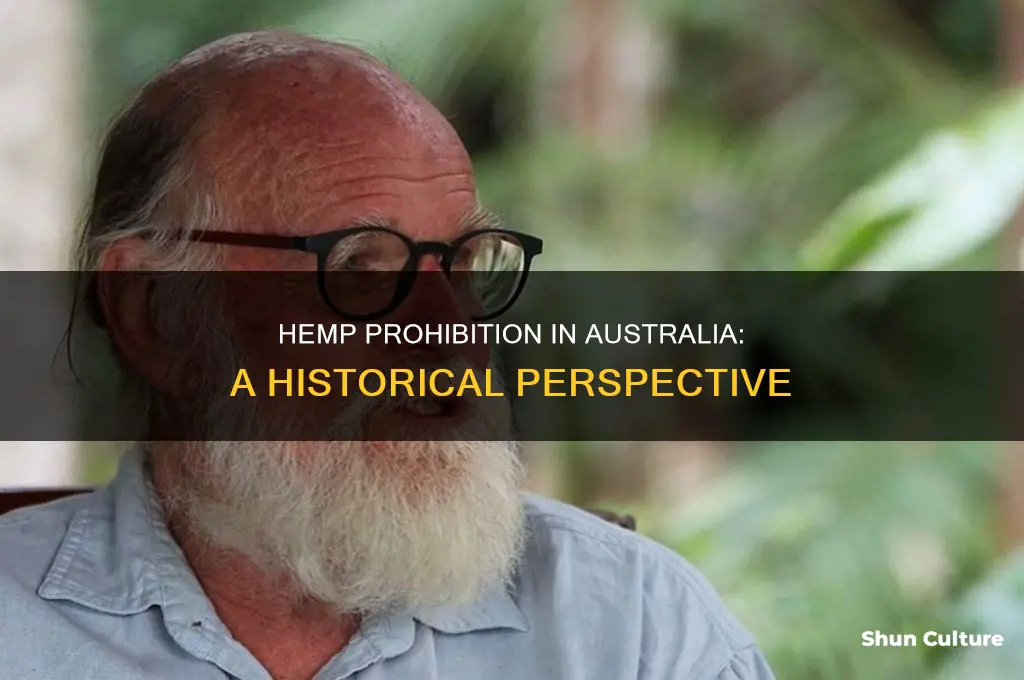 when was hemp made illegal in australia