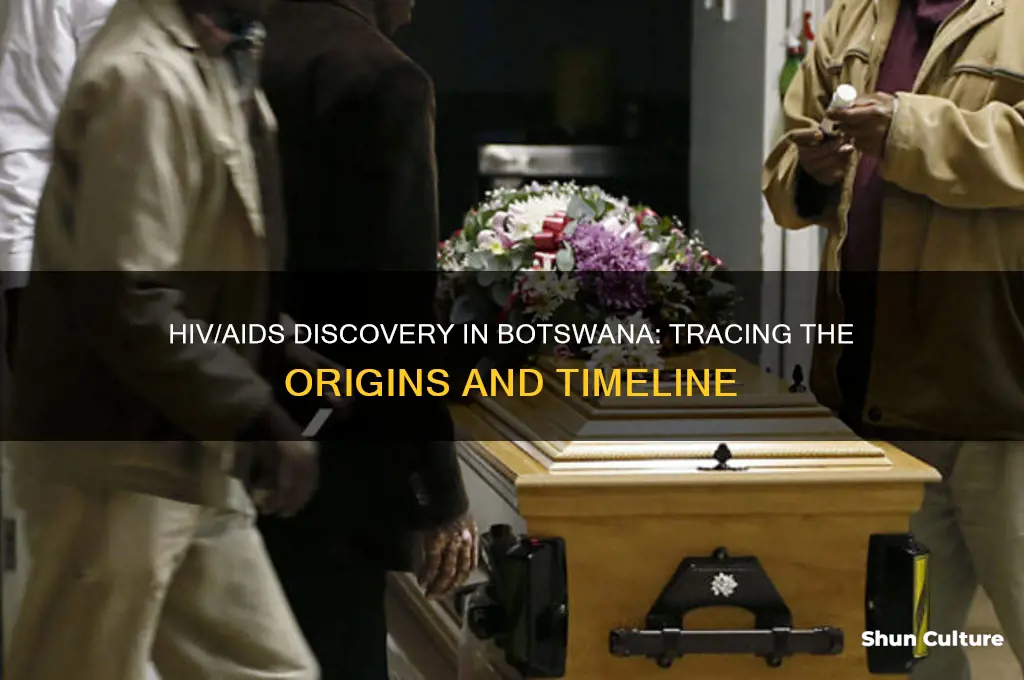 when was hiv aids discovered in botswana
