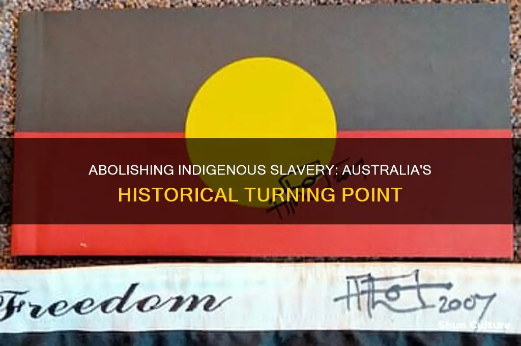 when was indigenous slavery made illegal in australia