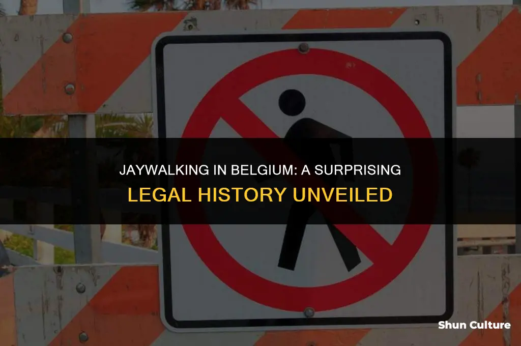 when was jaywalking legalized in belgium