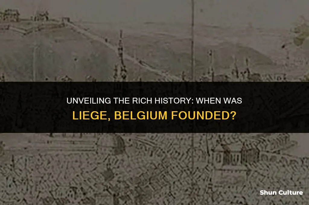 when was liege belgium founded
