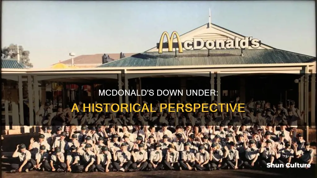 when was mcdonalds made in australia