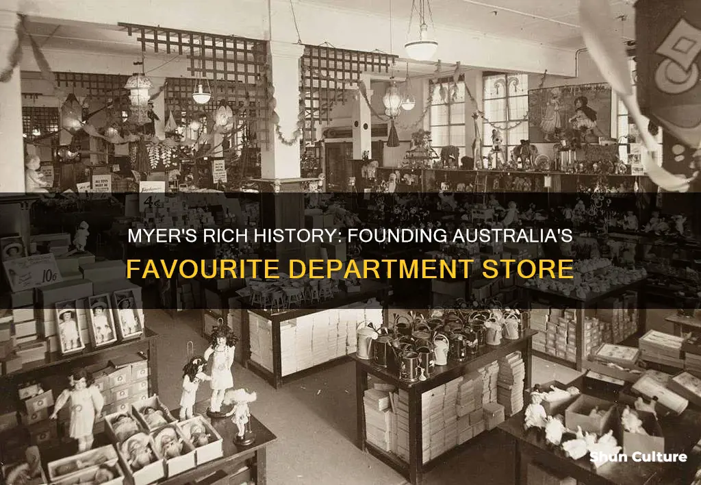 when was myer australia founded