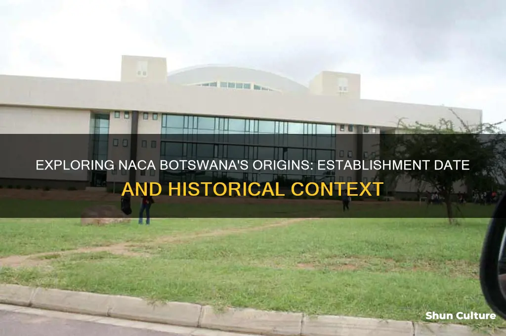 when was naca botswana established