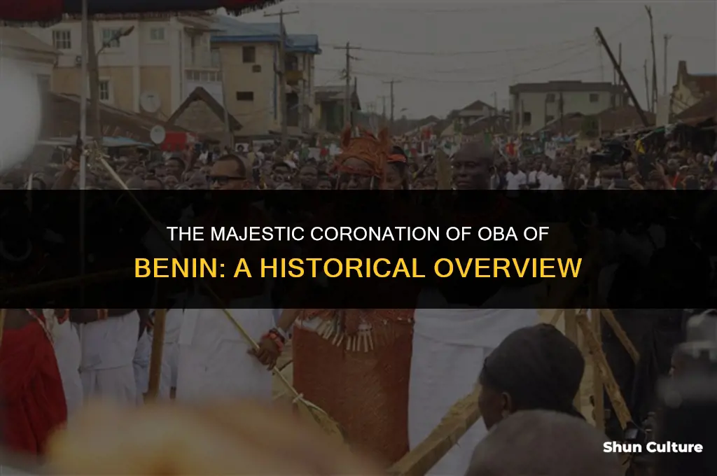 when was oba of benin crowned