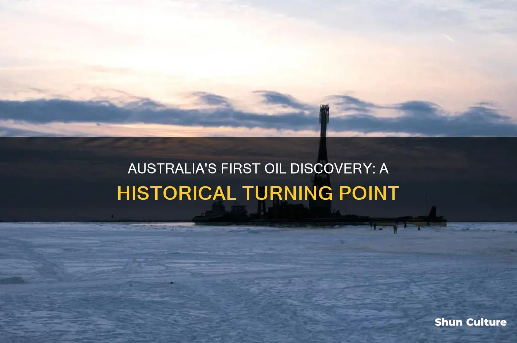 when was oil first discovered in australia