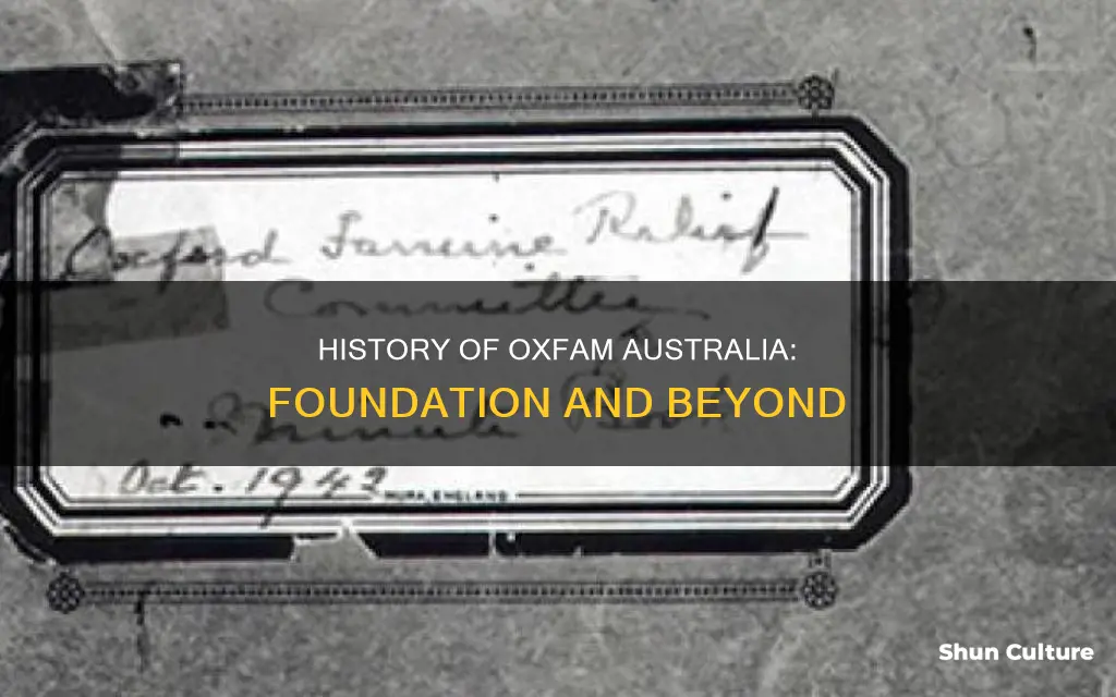 when was oxfam australia founded