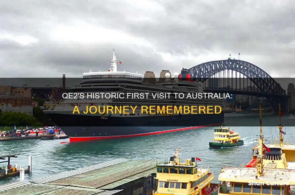 when was qe2 s first visit to australia