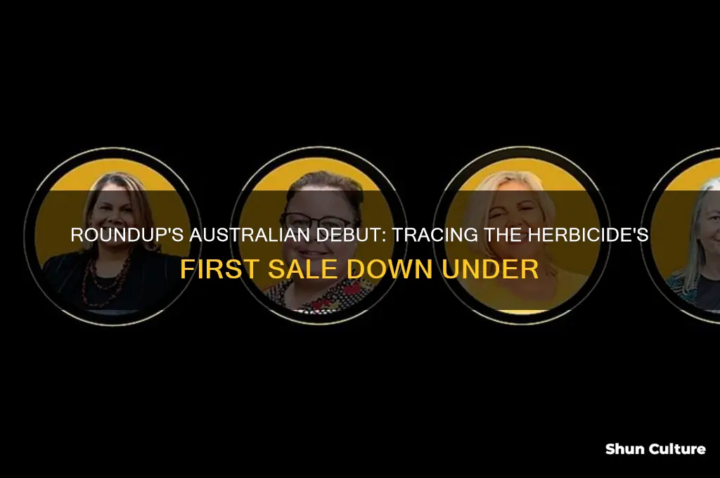 when was roundup first sold in australia